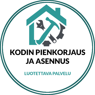 Lue lisää palveluistamme: Kodin pienkorjaus ja asennus Logo: Kodin pienkorjaus ja asennus – Luotettava palvelu